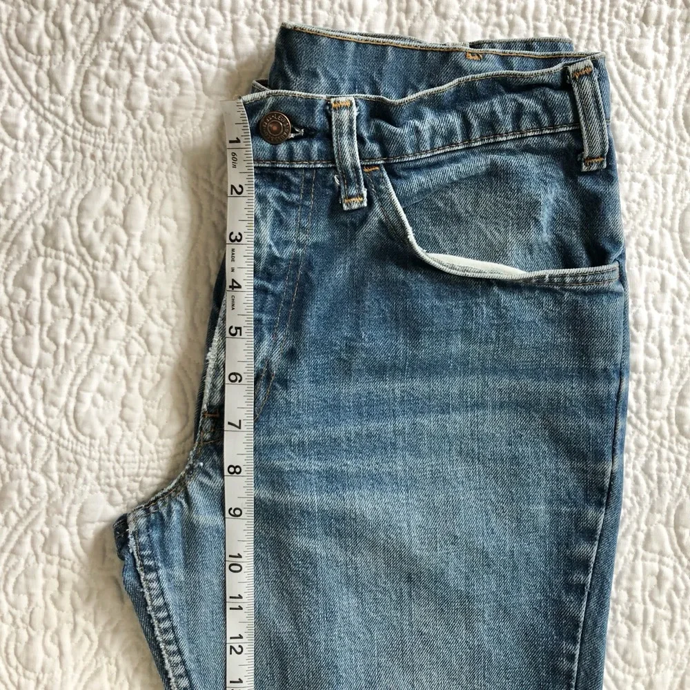 Vintage 70s Levis 684 Orange Tab Bell Bottom Super Flare Jeans - Picture 7 of 14